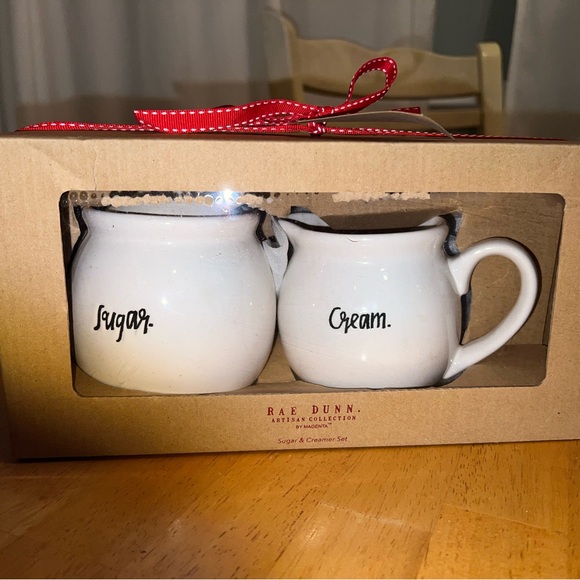 Rae Dunn Artisan Collection Cream & Sugar Set - Picture 2 of 6